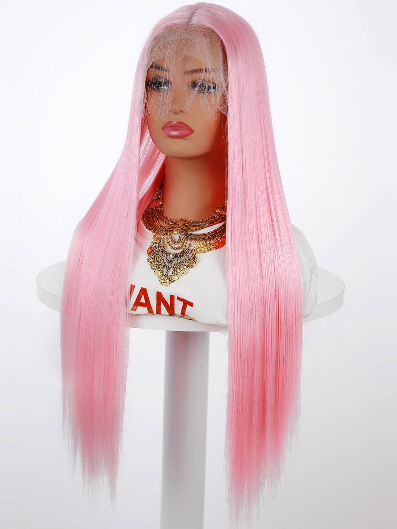 COTTON CANDY PINK LACE WIG