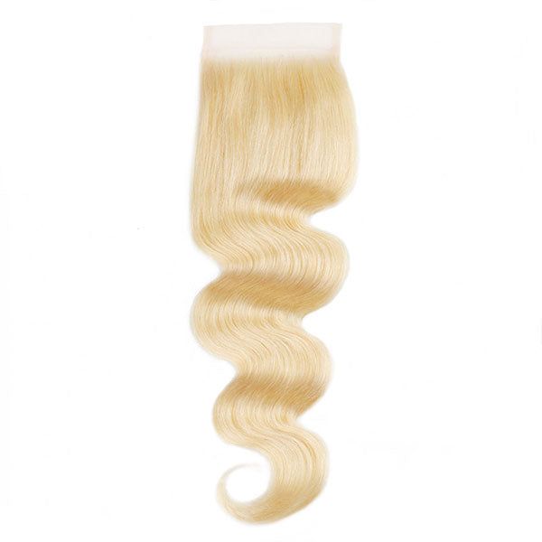 613 BLONDE BODY WAVE CLOSURE